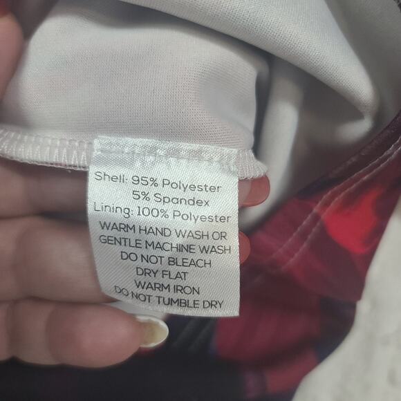 Rise of Dawn Floral Bodycon Dress M plunge Neck Cocktail Party Mini cocktail - Picture 11 of 12